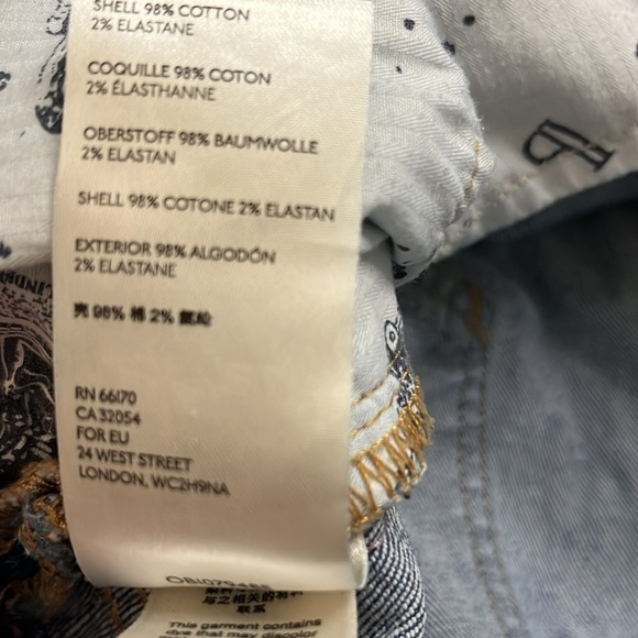 Pilcro and The Letterpress Anthropologie Slim Boyfriend Distressed Jeans Sz 29 - Picture 11 of 14